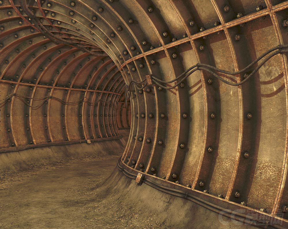 (5)——地下管道 地下隧道 过_xkl0911作品_场景自然场景_cg模型网