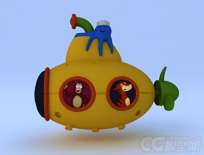 玩具 潜水艇 小孩玩具 小动物