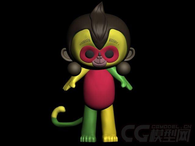 吉祥物康康猴赛雷