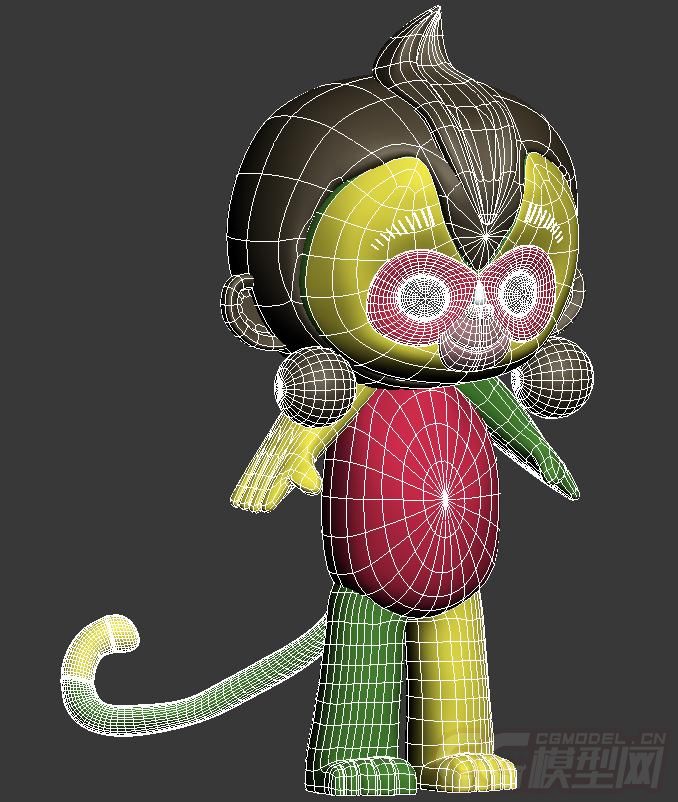 吉祥物康康猴赛雷