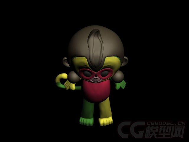 吉祥物康康猴赛雷