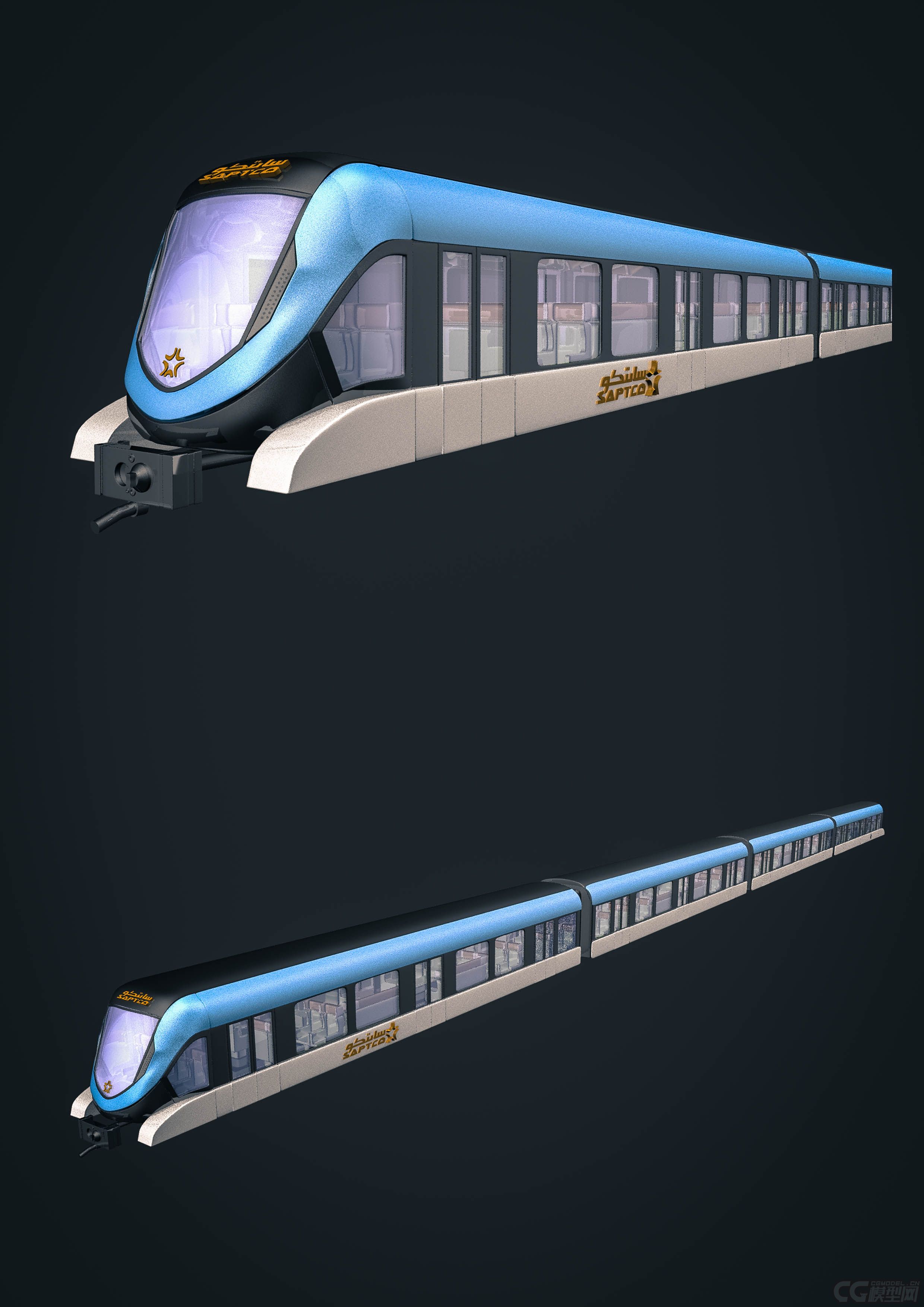 地鐵 高鐵 輕軌 火車_n2c影視動畫作品_車輛人力車_cg模型網