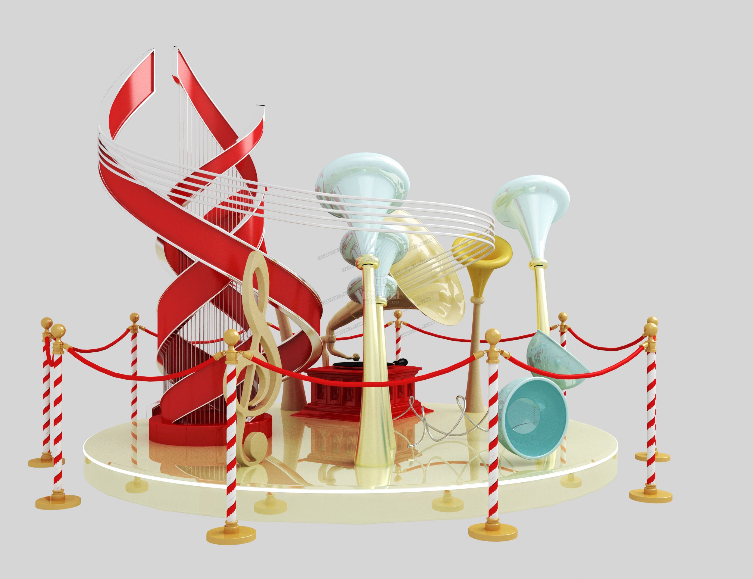 美陈商场dp艺术音乐