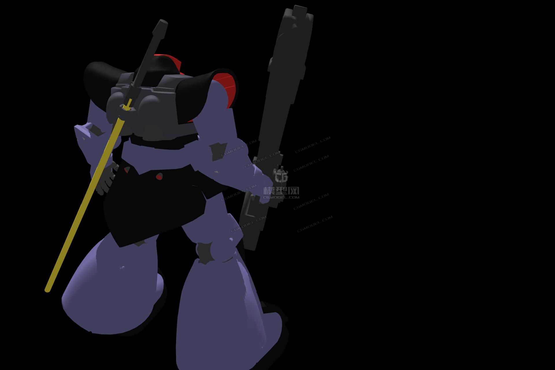 扎古 加大魔(多兹鲁·扎比中将伴随机)ms-09