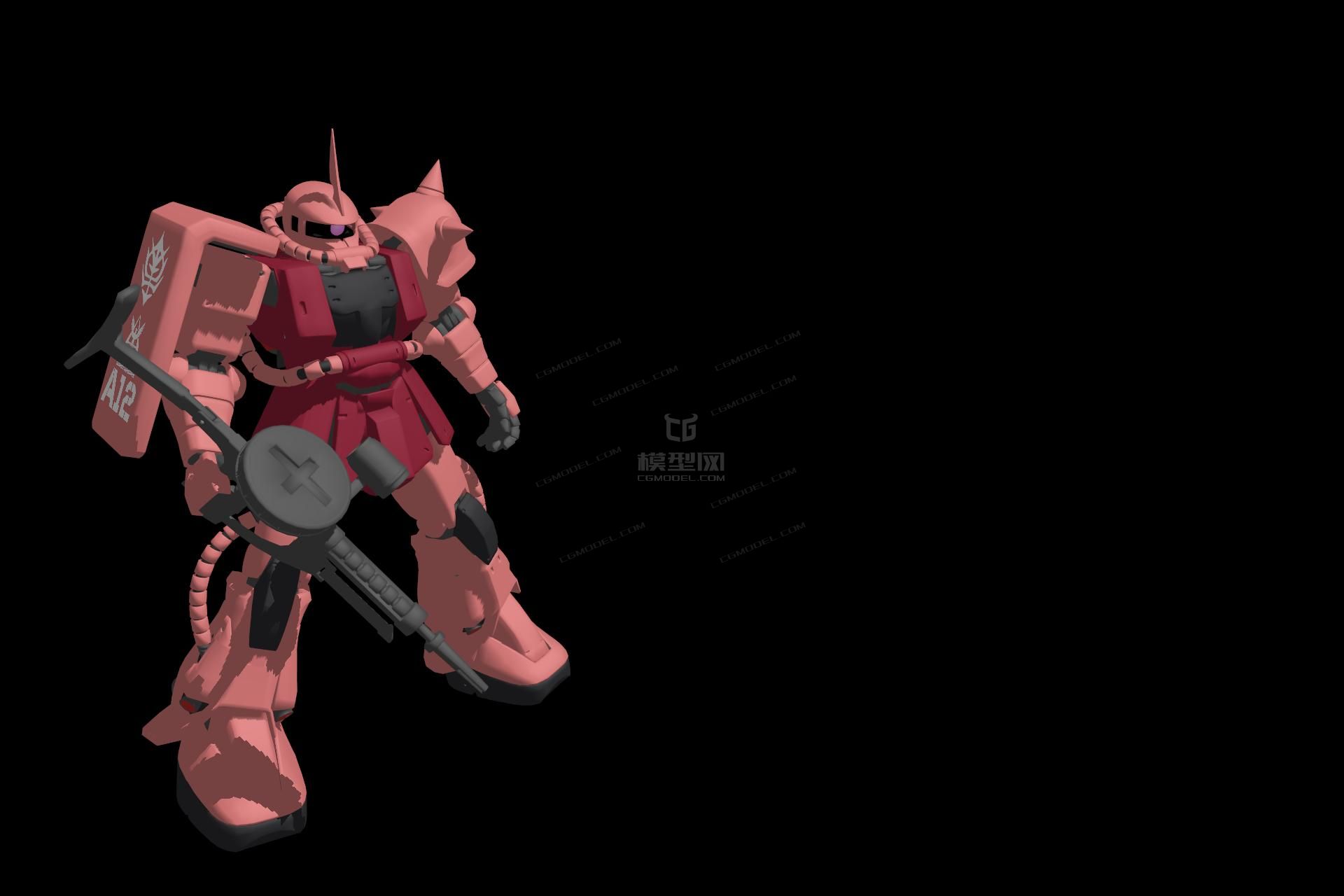 指挥官用型扎古Ⅱ(夏亚·阿兹纳布尔少佐机)ms-06s