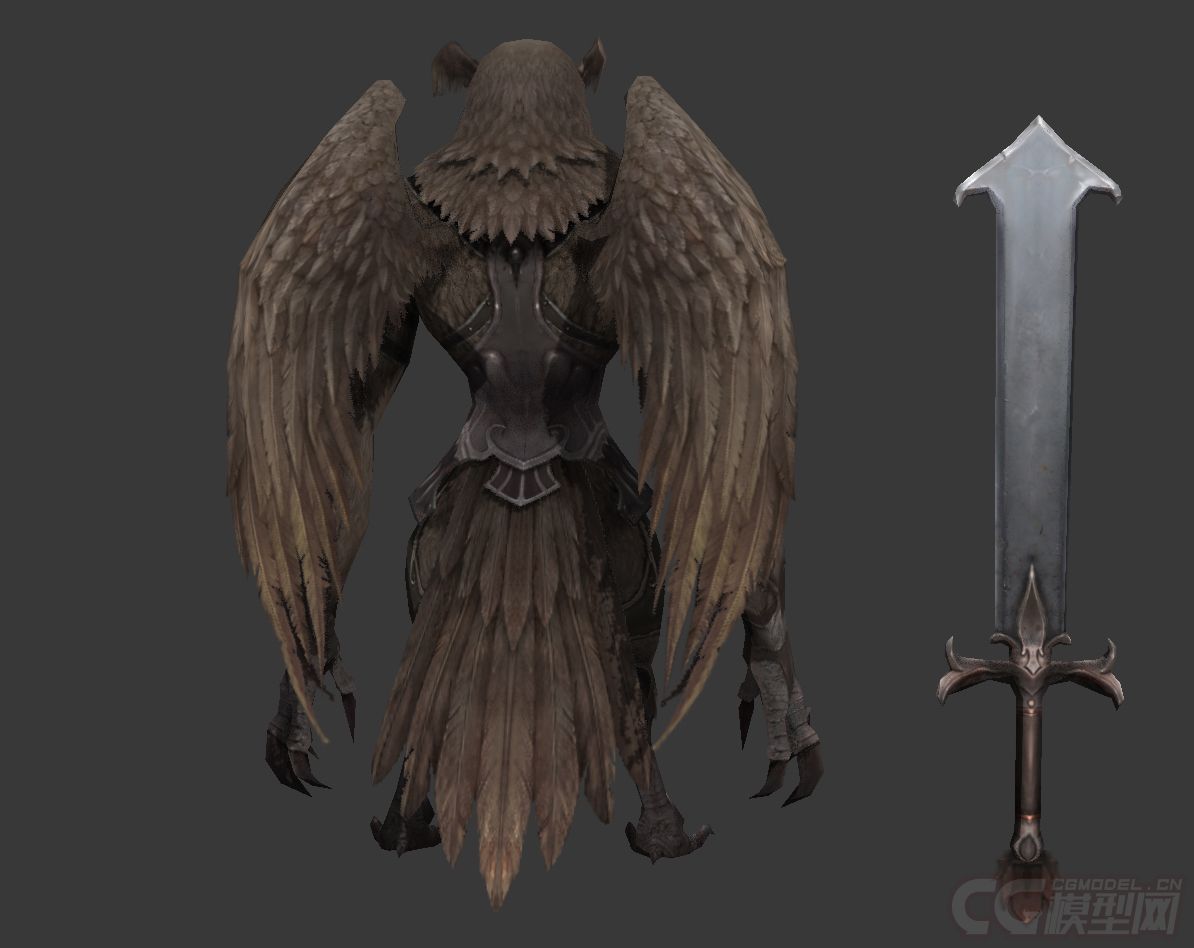 高质量次世代鹰战士老鹰战士鹰怪雄鹰守卫