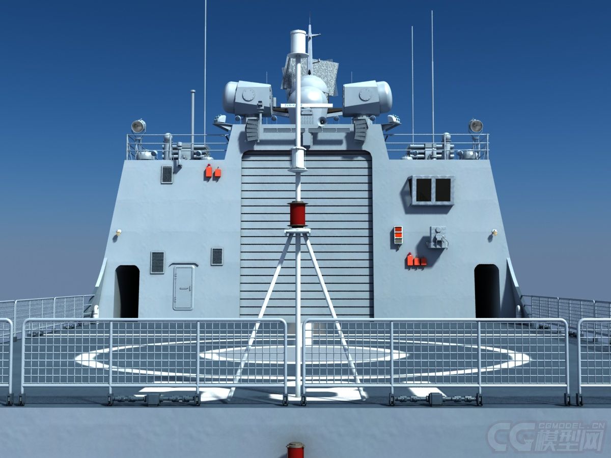 中国海军054a导弹护卫舰模型-冷兵器模型库-模型下载-cg模型网