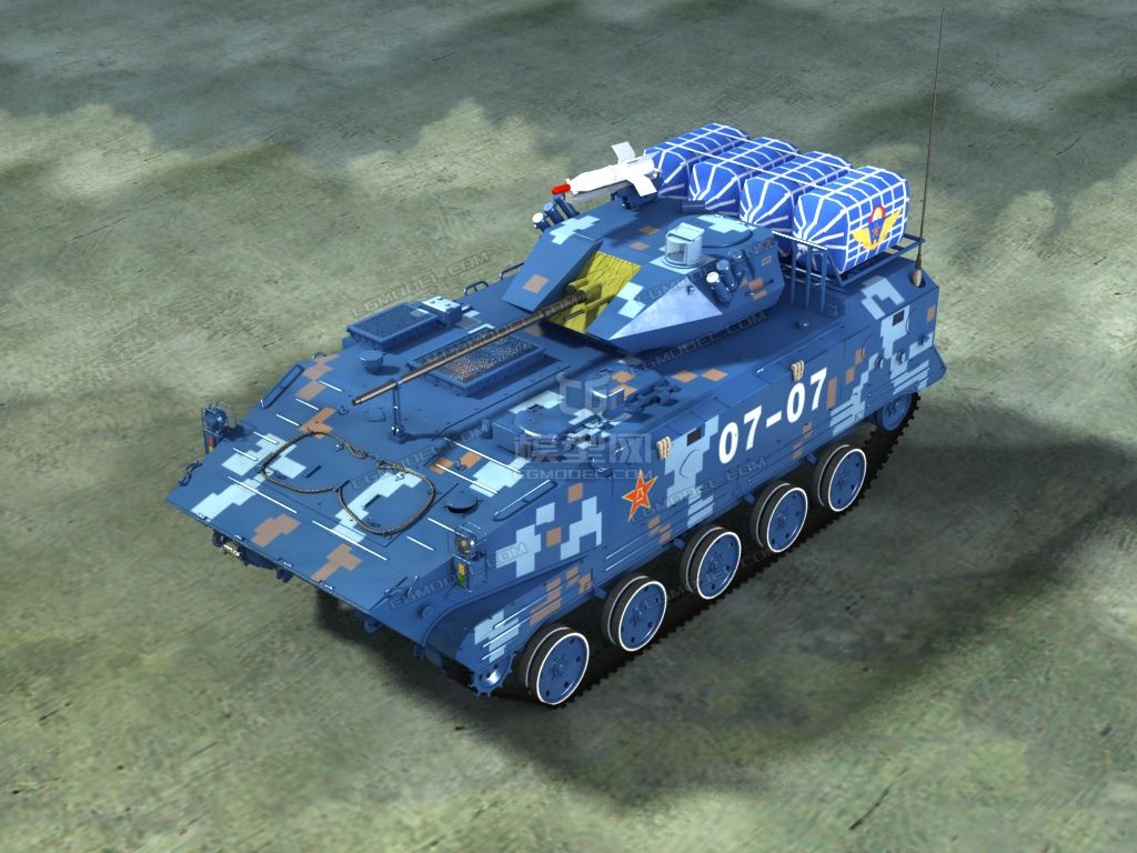 中国zbd03轻型伞兵步战车