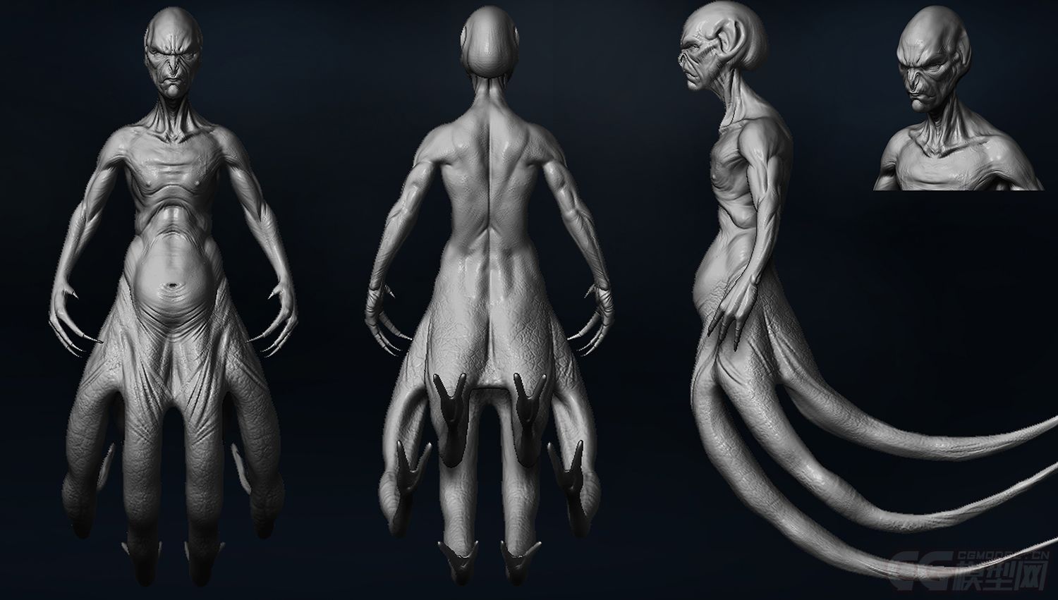 人形章鱼怪 鱼怪 多脚怪