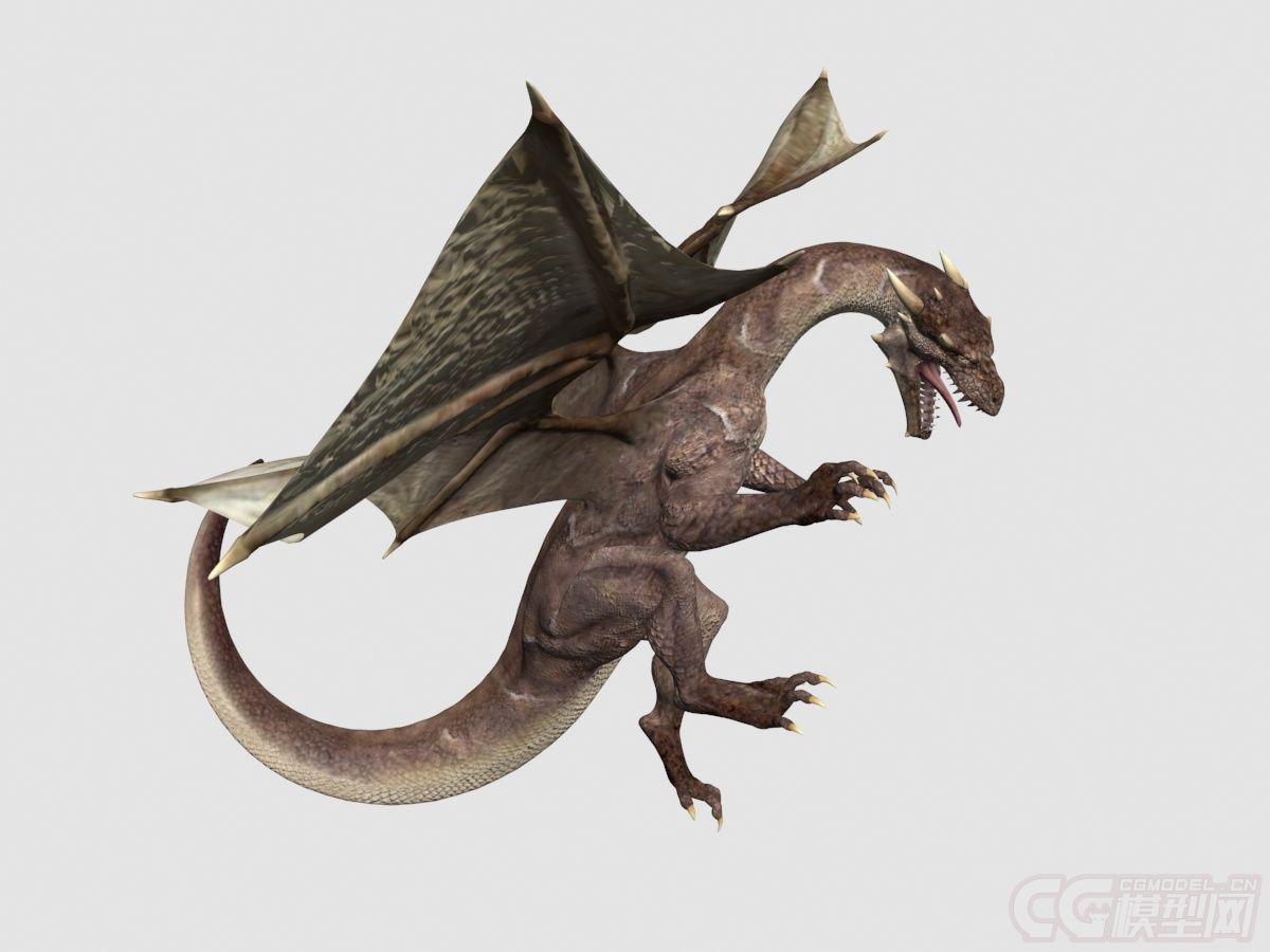 恶龙_huasha作品_动物哺乳_cg模型网
