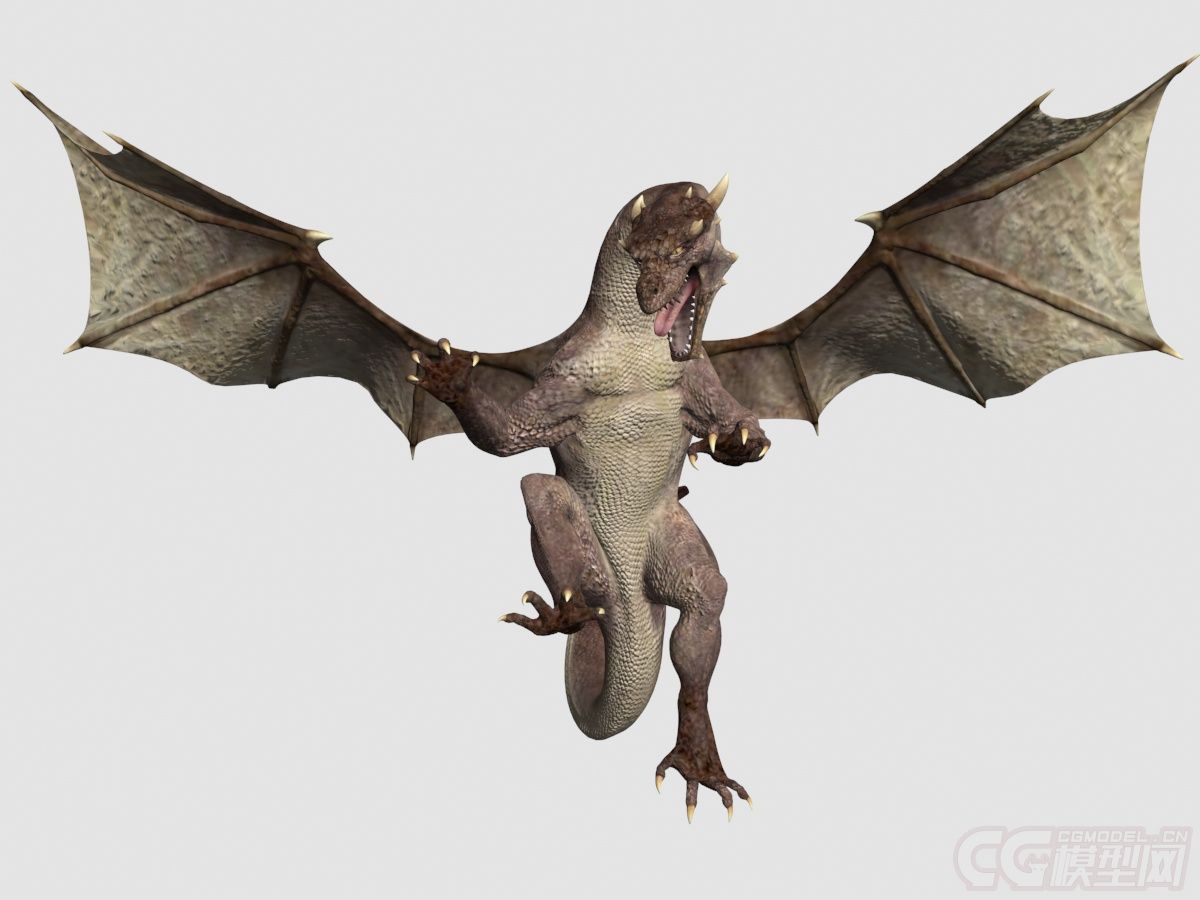 恶龙_huasha作品_动物哺乳_cg模型网