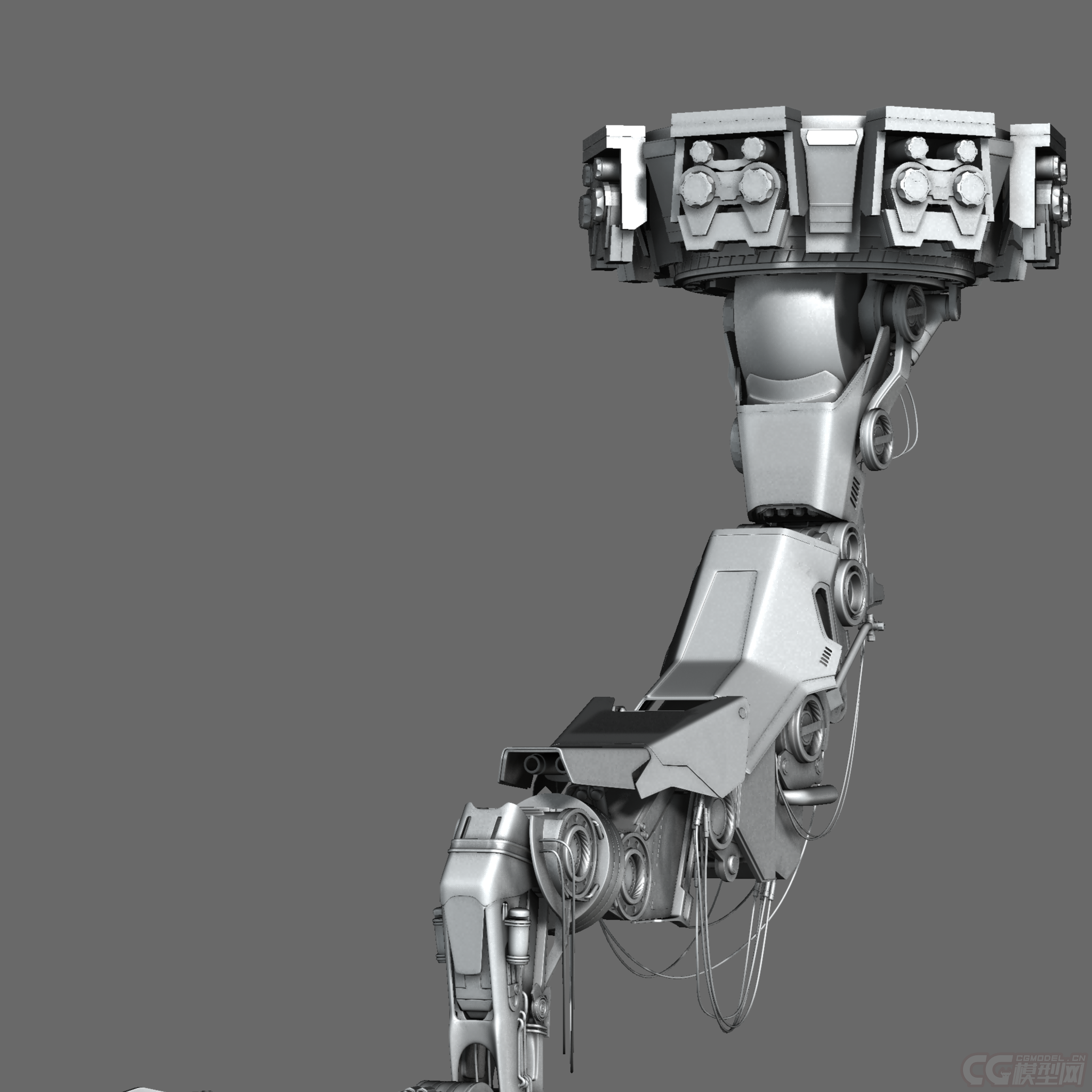 机械臂机械臂_haiyang310作品_机械/器械电机部件_cg模型网