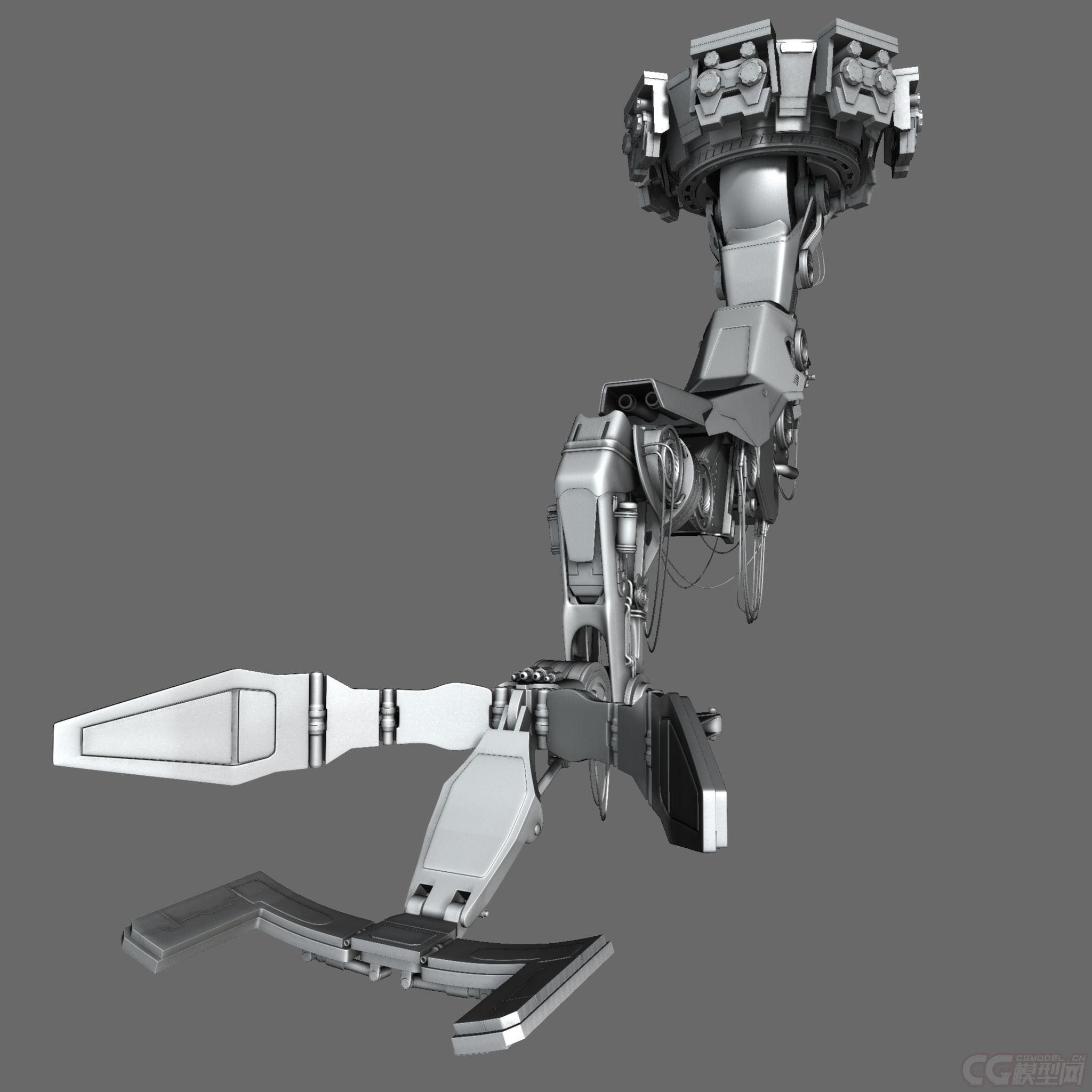 机械臂机械臂_haiyang310作品_机械/器械电机部件_cg模型网