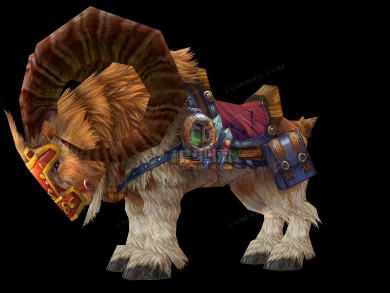 漂亮的盘羊坐骑 山羊 大角羊