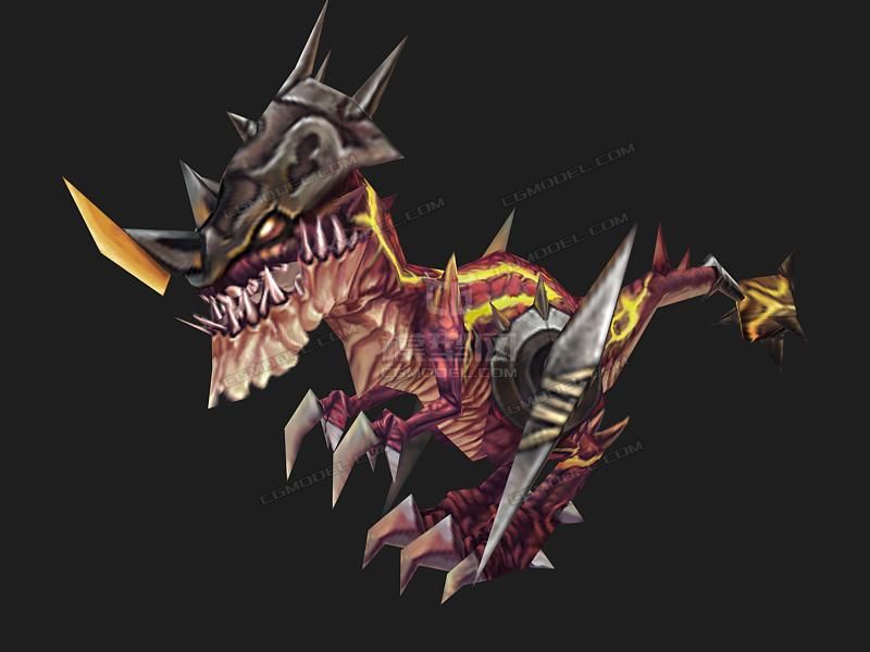 高级恐龙火蜥蜴蜥蜴怪兽蜥蜴怪大嘴怪霸王龙大嘴恐龙