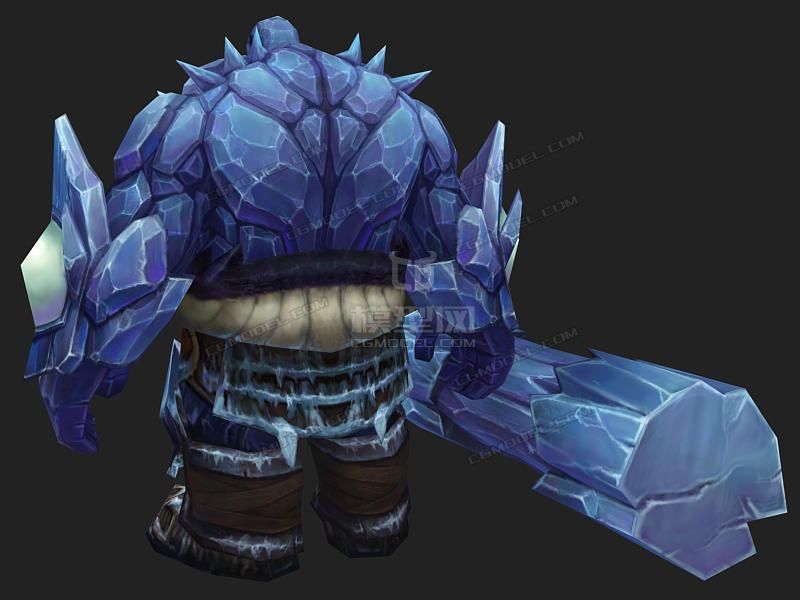 远古泰坦巨人怪物石头怪物石头人冰川石头人