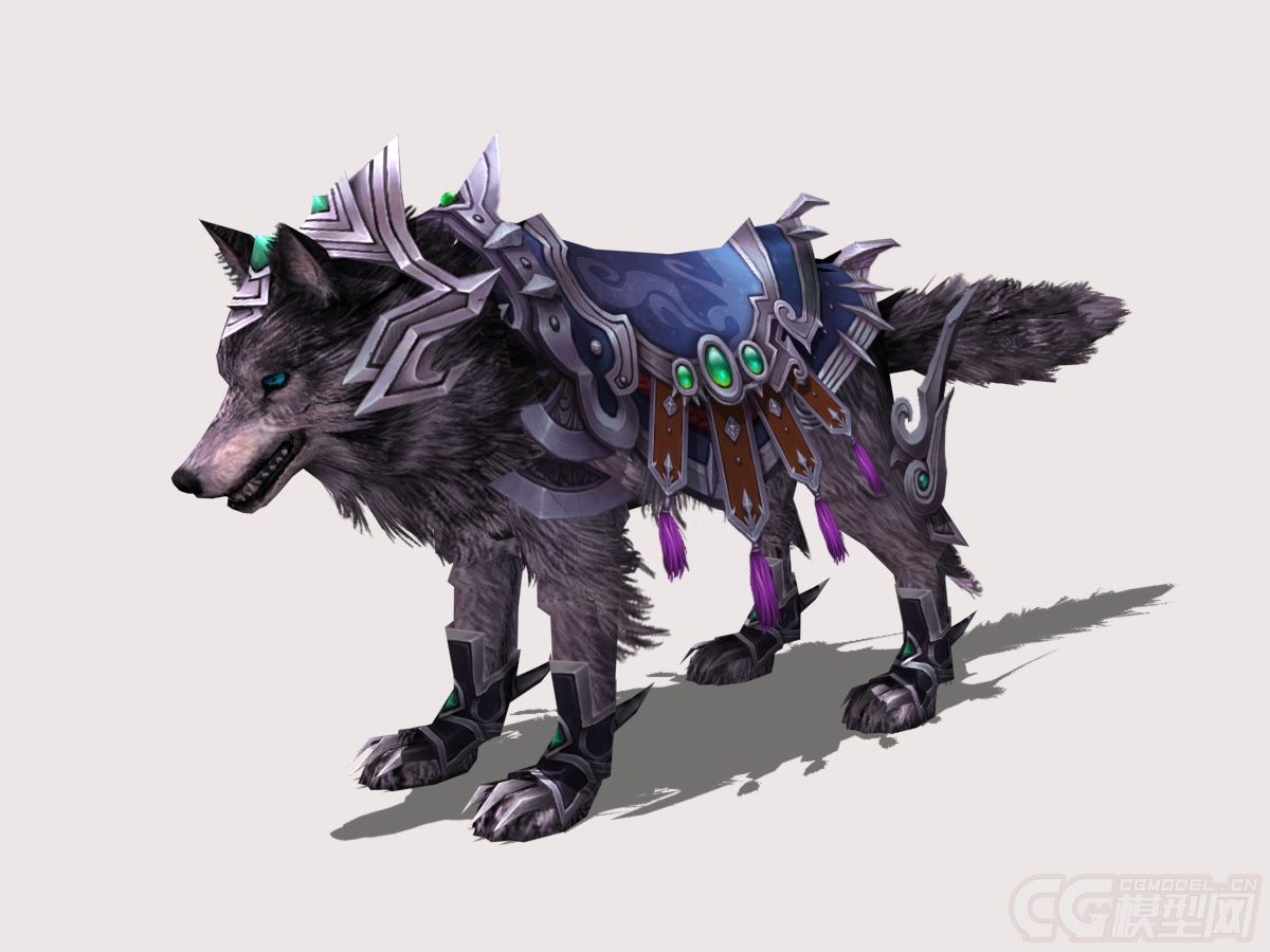 高质量浪坐骑森林狼灰狼恶狼坐骑