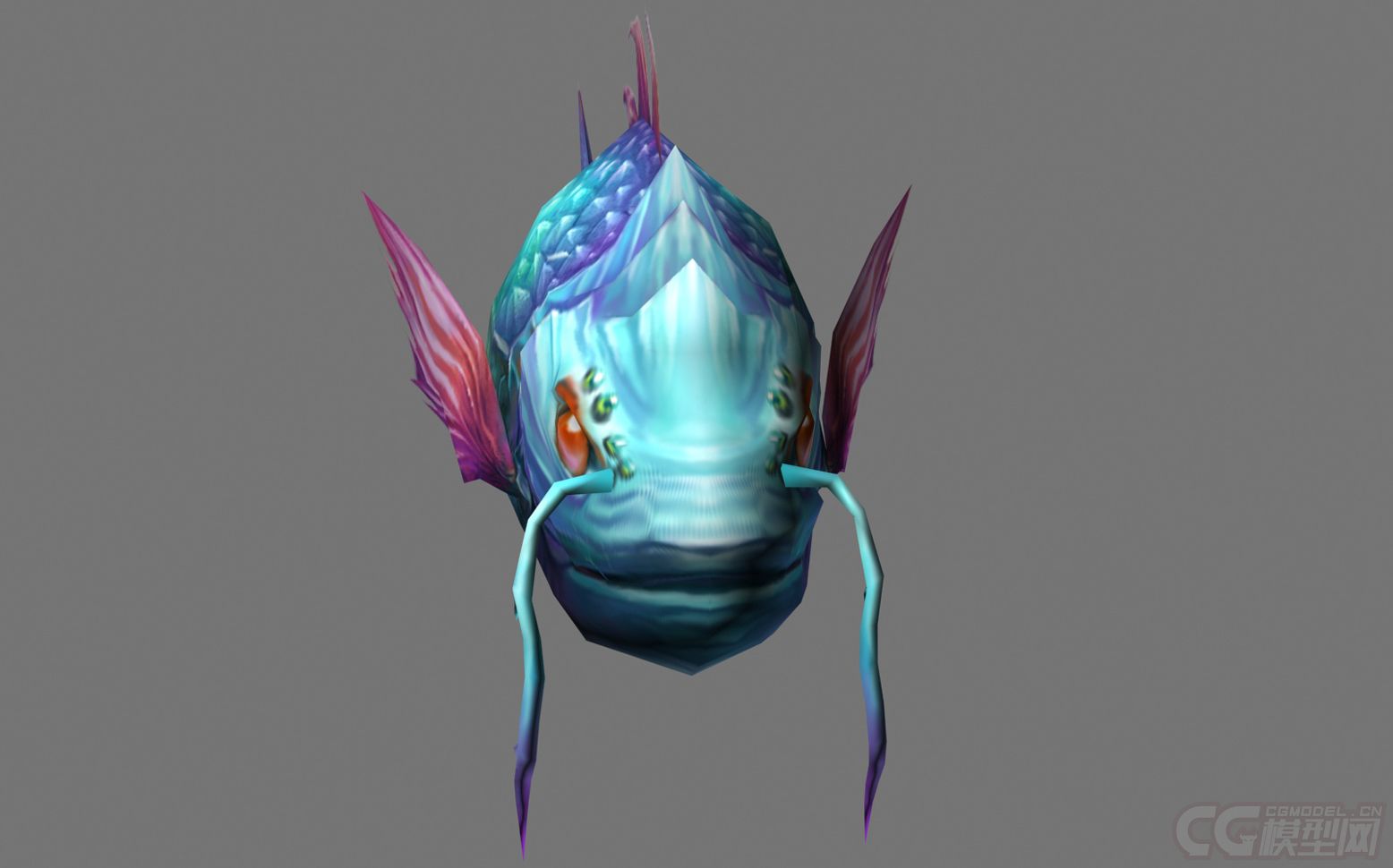 鲲鱼鲲鹏传说中的一种大鱼漂亮的大鱼fis_打雷啦下雨