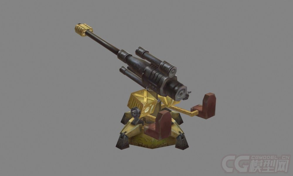 防御炮炮塔炮台卡通炮