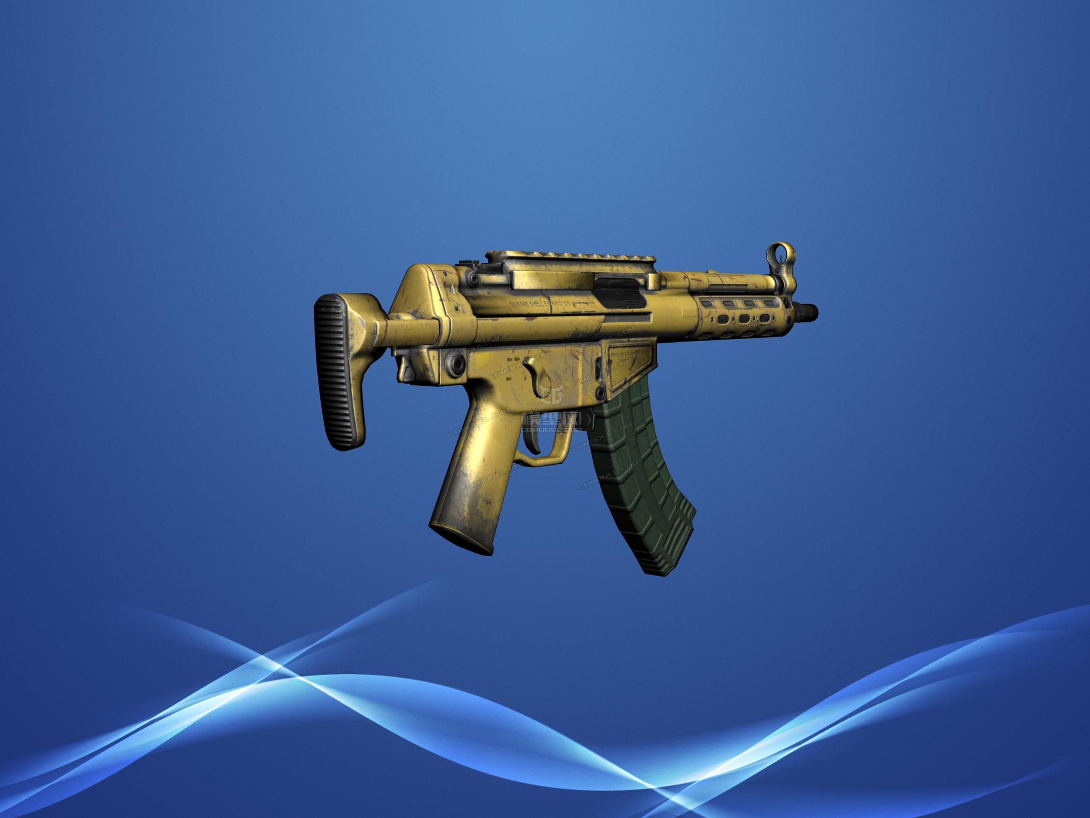 俄罗斯突击步枪_zhanglianda作品_武器冷兵器_cg模型网