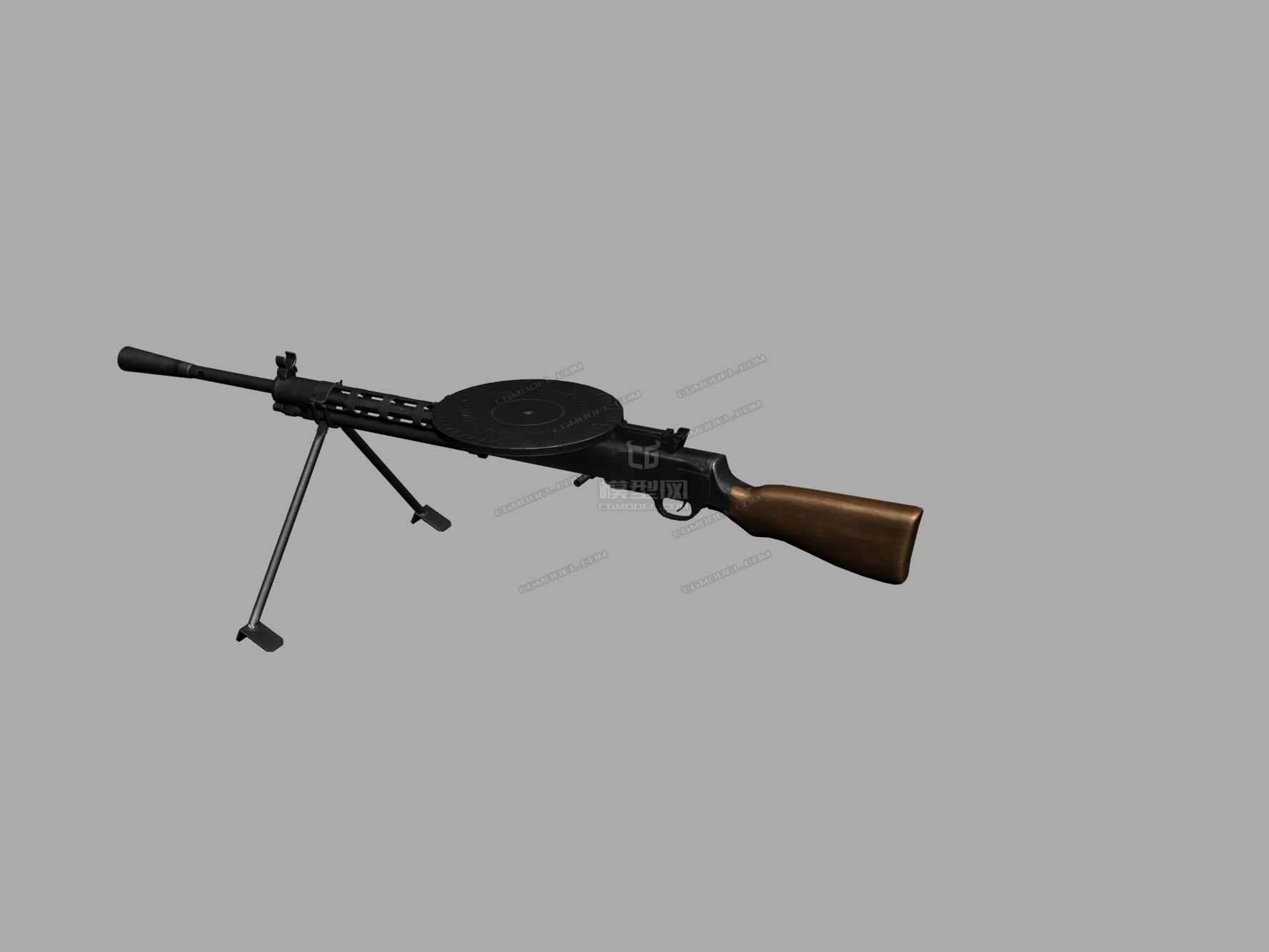 朝鲜战争天朝圆盘轻机枪