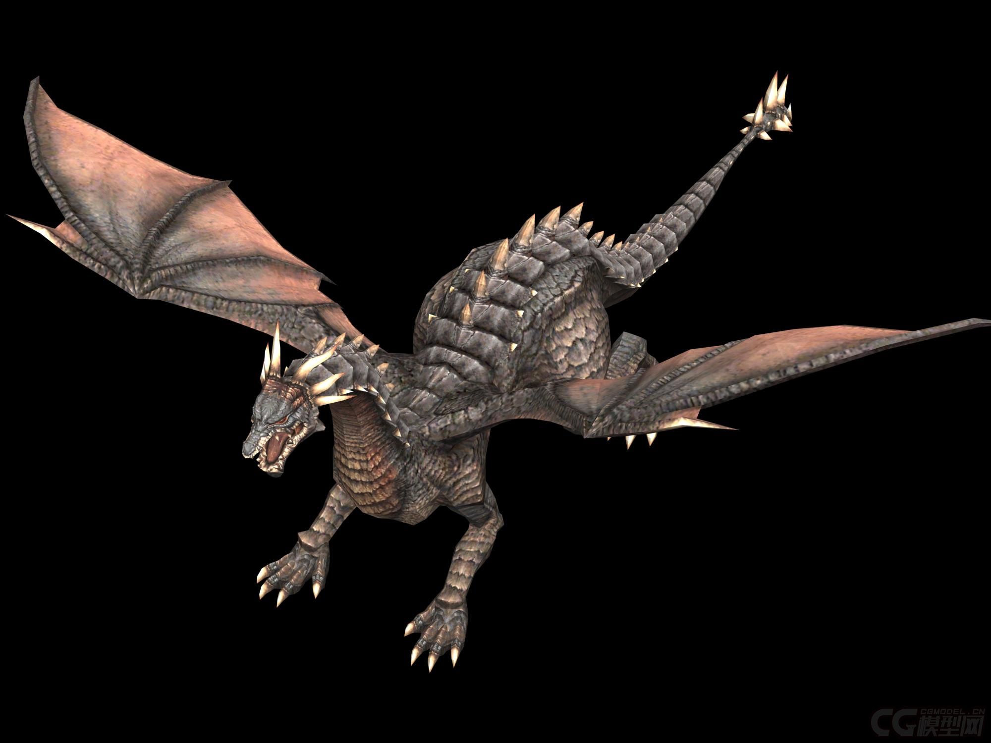 飞龙_一片云儿作品_动物哺乳_cg模型网