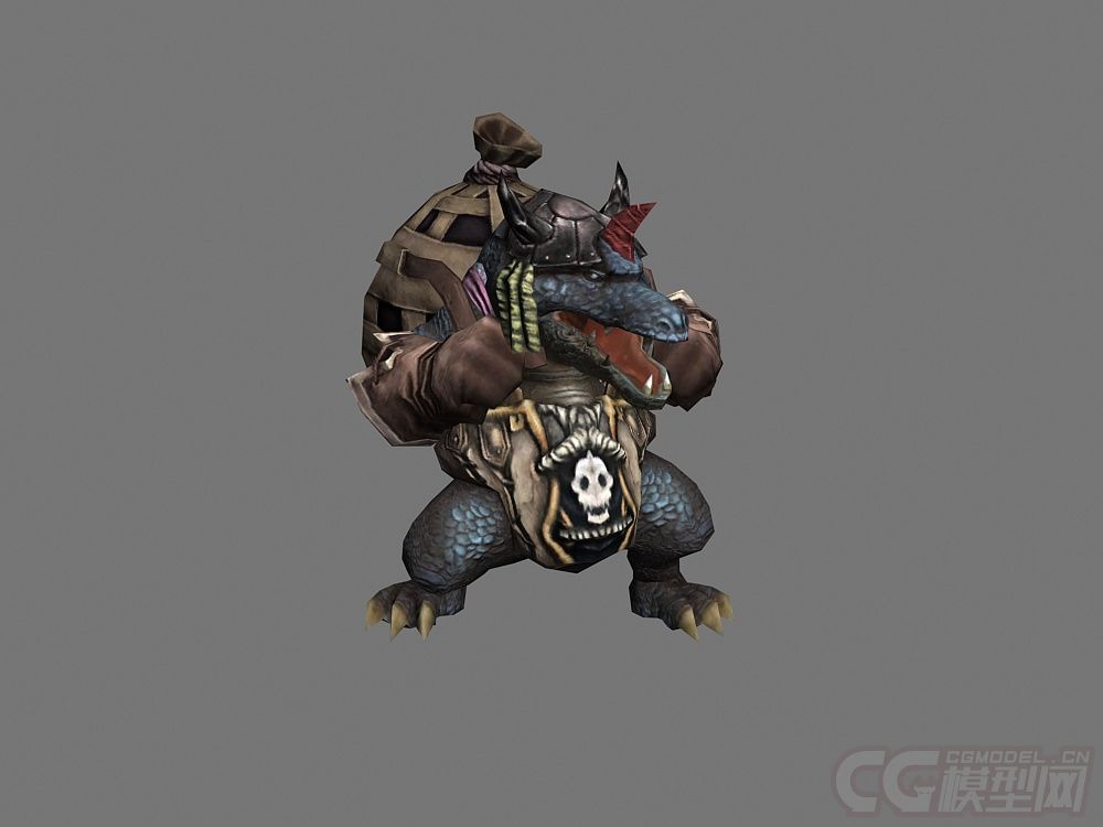 鳄鱼战士 带绑定动作