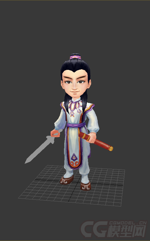 q版男人侠客低模免费