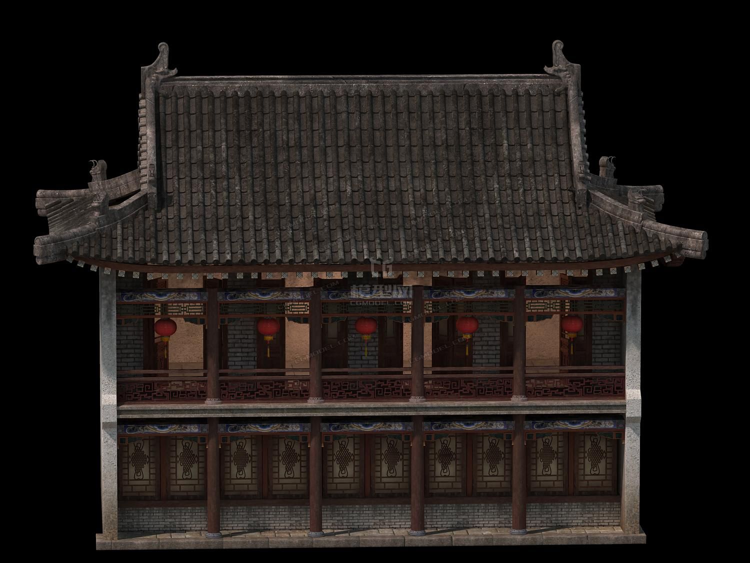 古宅 仿古民居模型