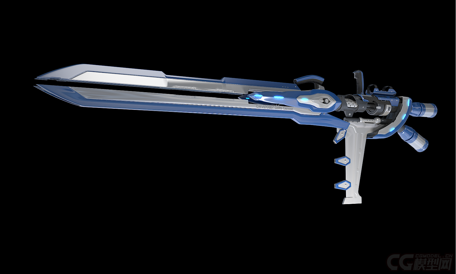 魔导加农炮-新_stareago00作品_武器冷兵器_cg模型网