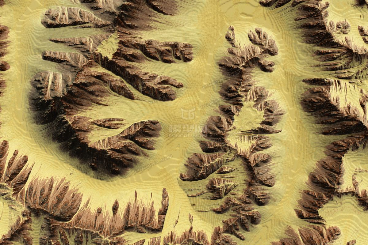 影视级别的地形山脉,山体,群山,山峰,山丘,高山,石山,地理