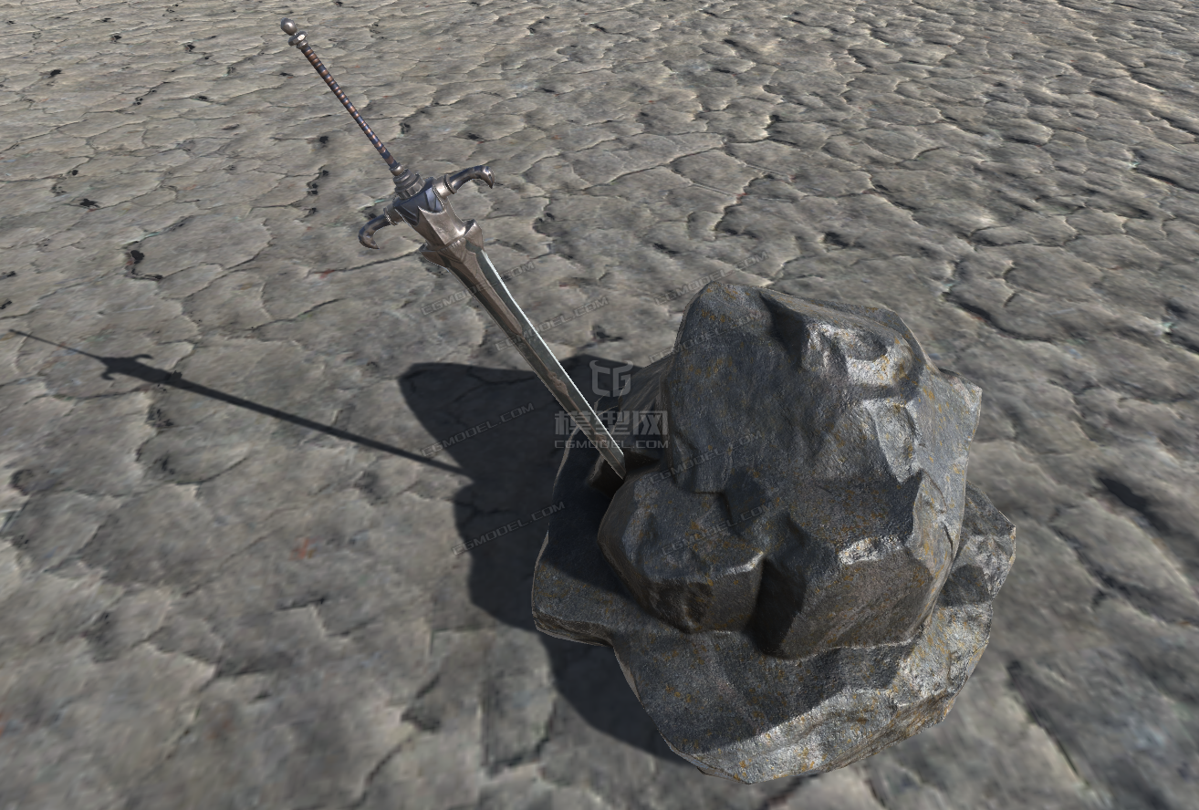 发一波福利模型石中剑