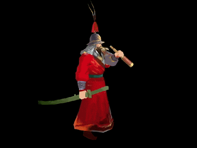 古代人物 将军 戚继光 带全套动画