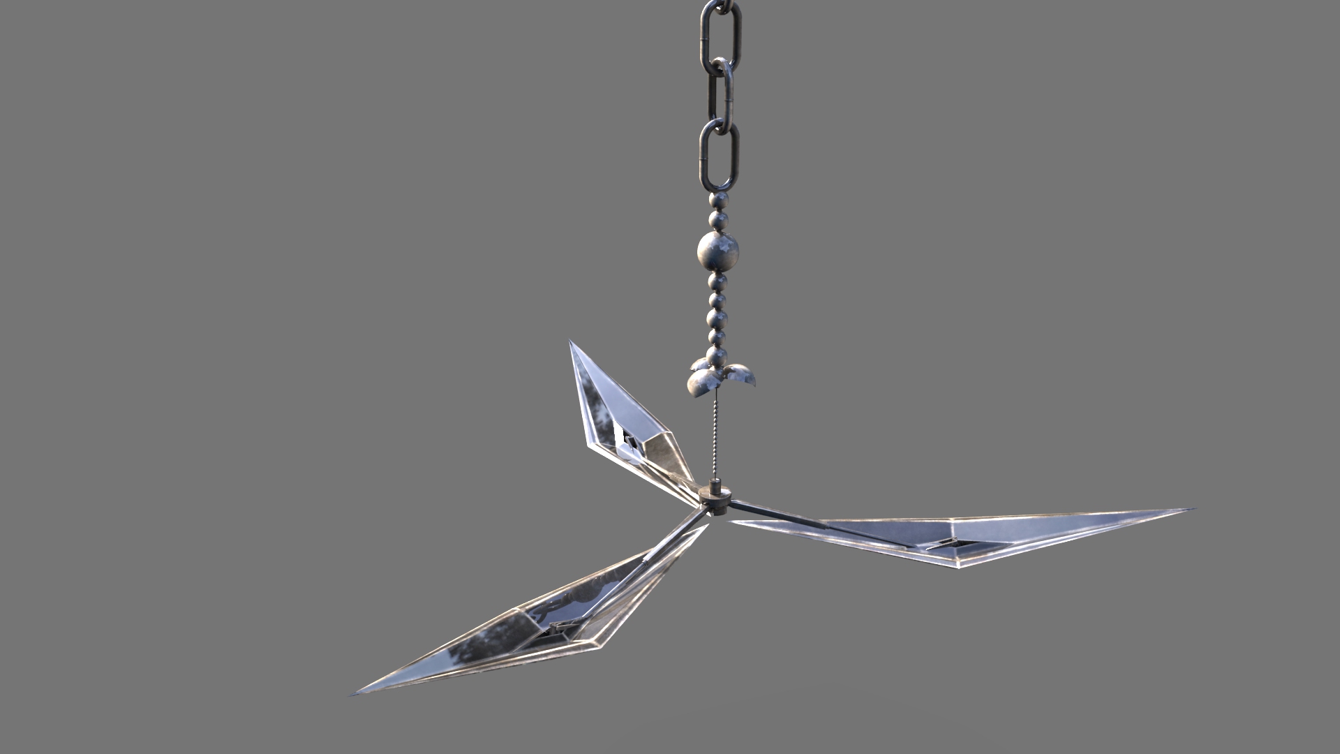 金属铁链暗器勾爪爪子带绑定-冷兵器-武器-lucky622-cg模型网