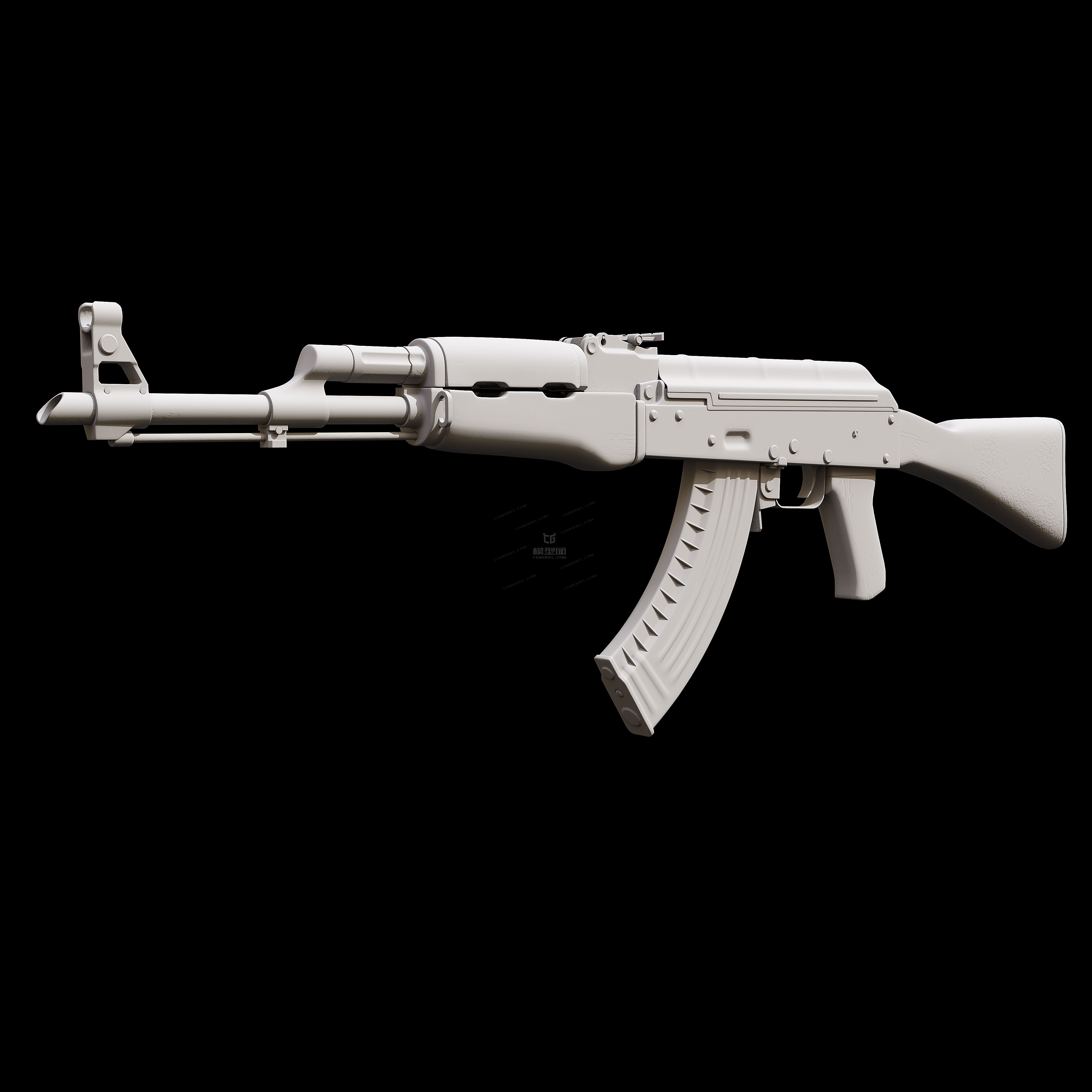 ak47枪械模型