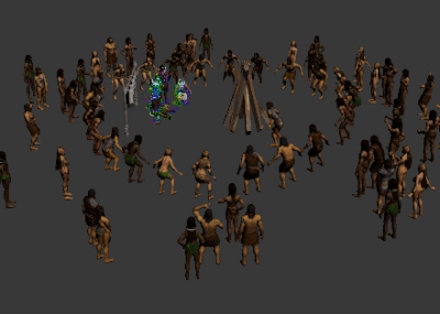 一大波原始人跳舞