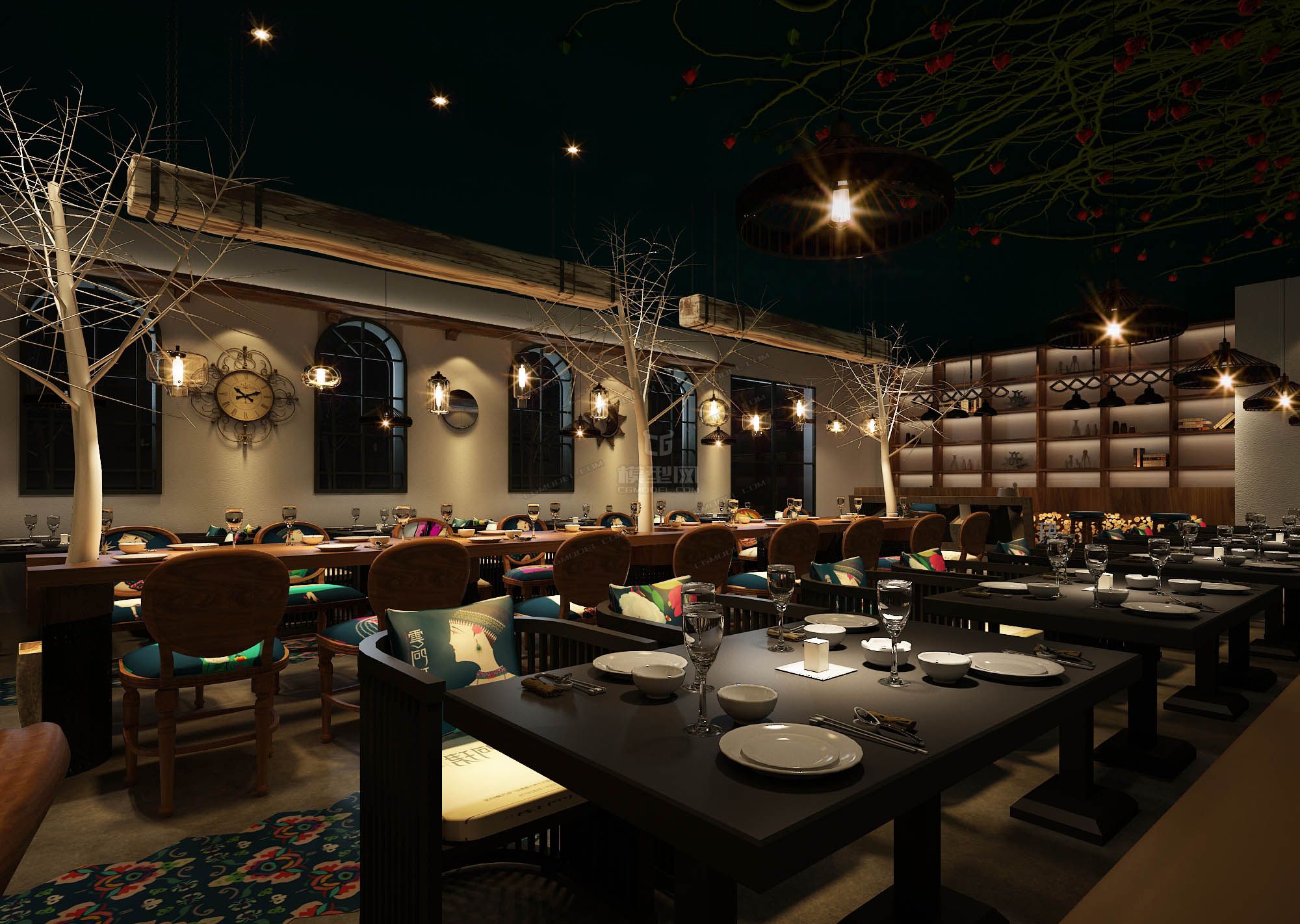 餐厅 工业风餐厅 西餐厅 酒吧 咖啡厅 自助餐厅 快餐店 音乐餐厅 码头