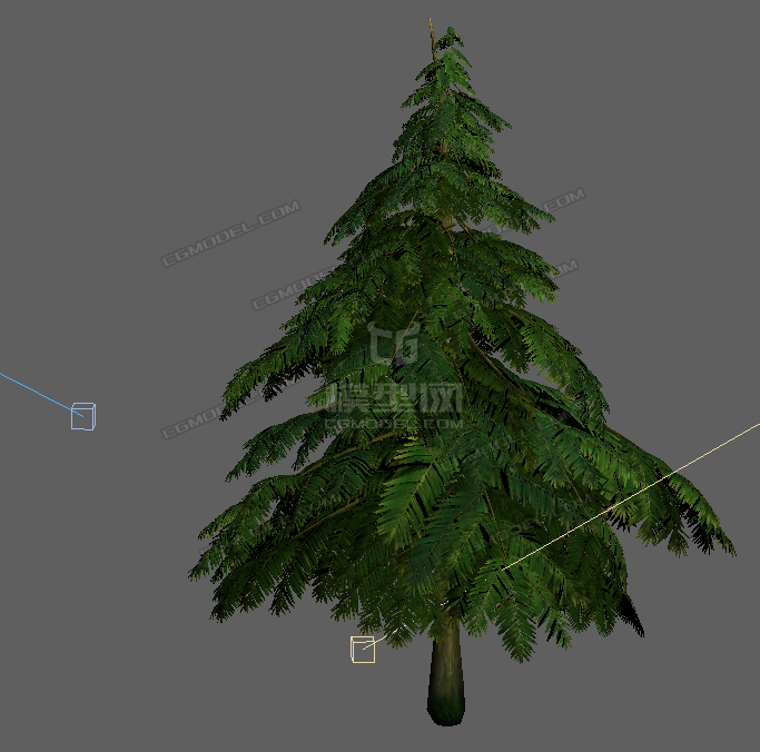 ***植物 松树模型-树木模型库-3ds Max(.max)模型下载-cg模型网