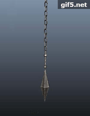 金属铁链暗器勾爪爪子带绑定_lucky622作品_武器冷兵器_cg模型网