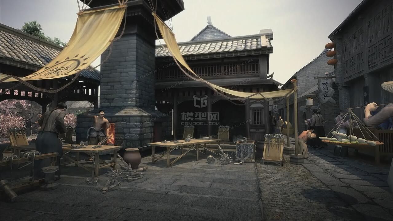 古代铁匠铺,铁匠铺,铁匠铺图片_大山谷图库