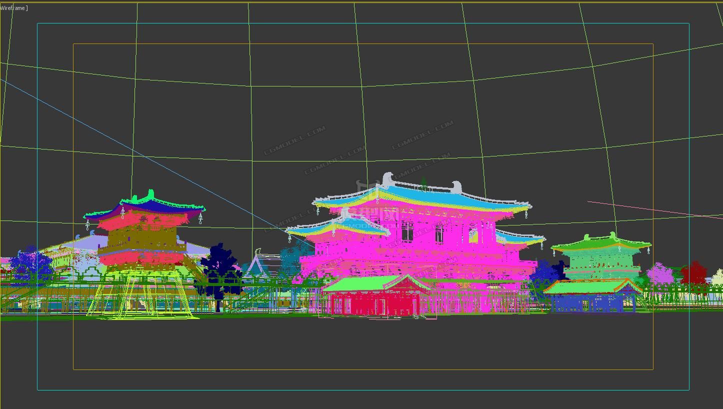 大明宫 古建模型-自然场景模型库-模型下载-cg模型网