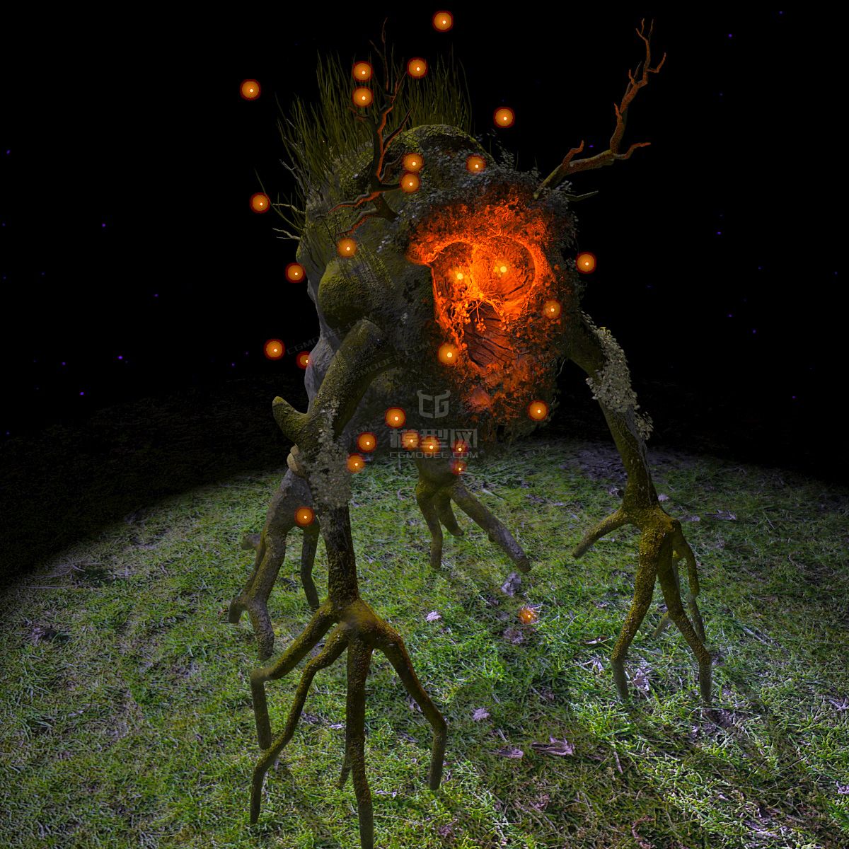 次世代树怪模型,树精,树妖精灵,深林守护者,丛林精灵,大自然守护者