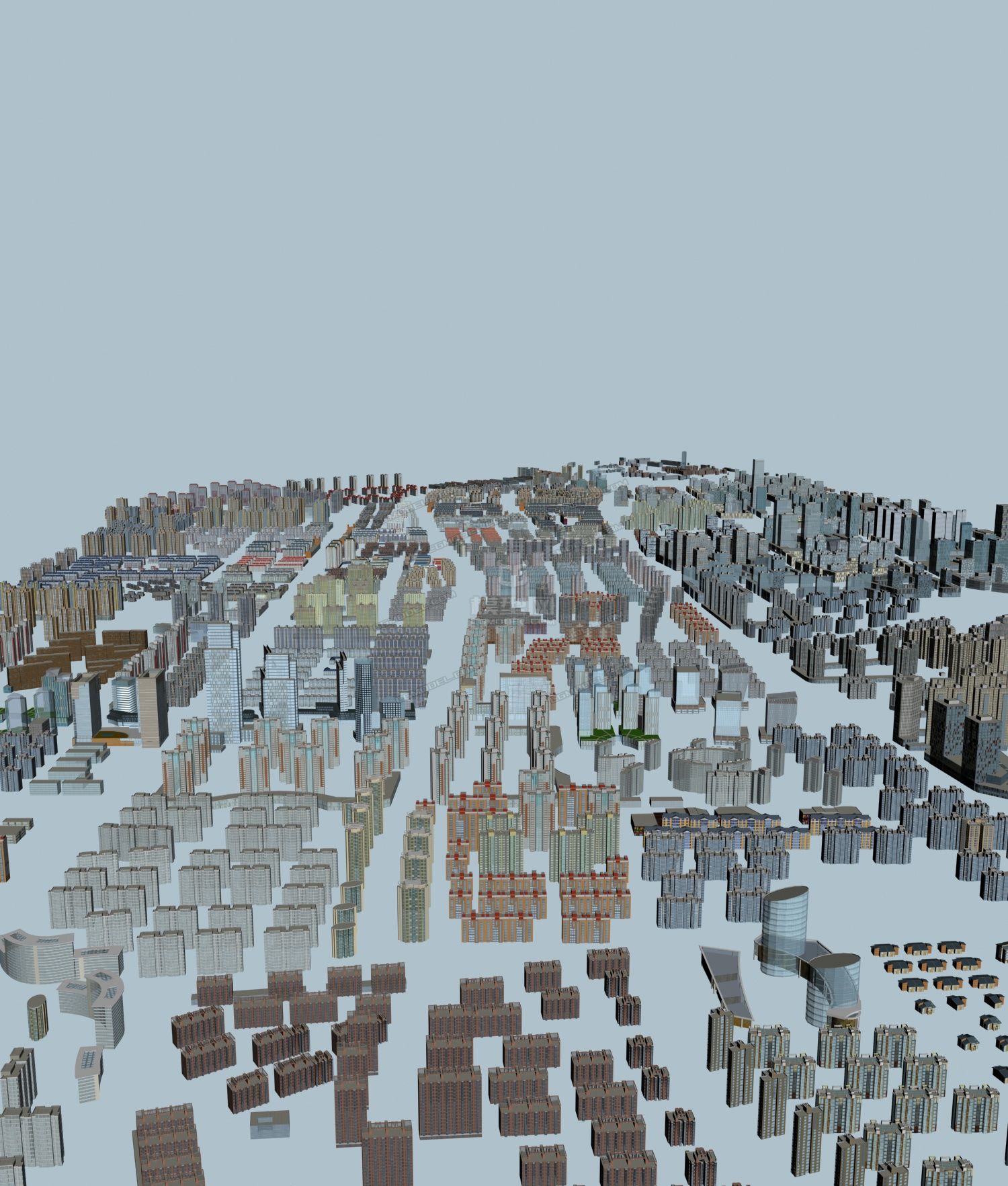 好用的简模城市建筑,动画配楼,日夜景都可以的额