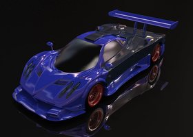 “创意云杯”CG模型网第一届模型大赛 —概念车