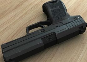 “创意云杯”CG模型网第一届模型大赛 —USP手枪
