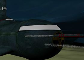 “创意云杯”CG模型网第一届模型大赛 —概念潜艇