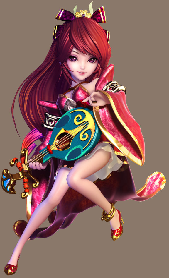 2014年做的《梦幻诛仙》_znz 作品_角色/人物/生物_cg模型网