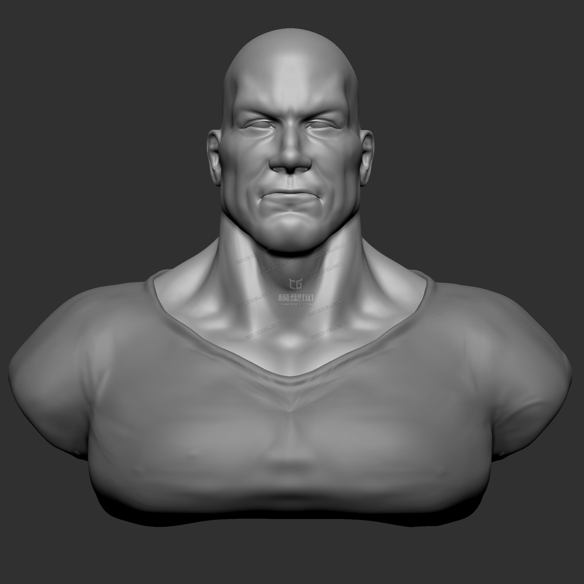 半身像写实模型