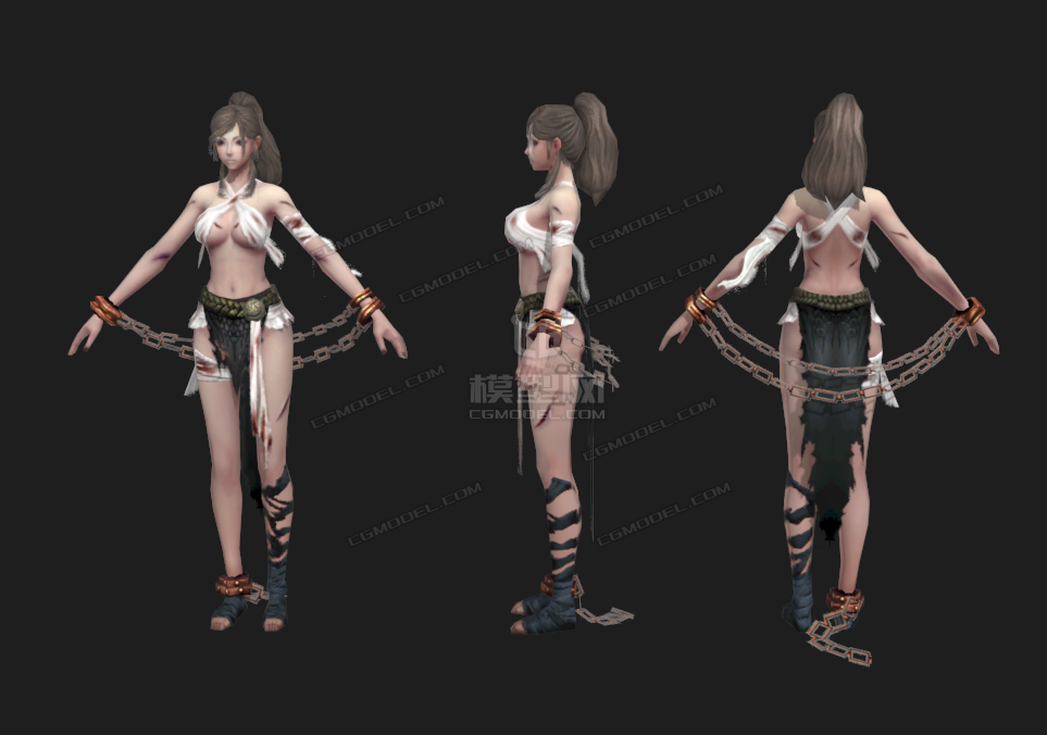 衣衫褴褛的囚犯二(女囚犯人,死囚罪人死牢,犯罪犯法不法之徒,囚禁中的