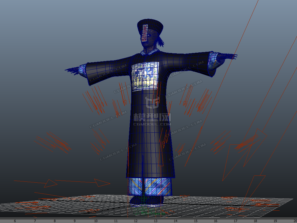 古代僵尸写实模型